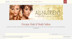 Desktop Screenshot of escapesalonmke.com